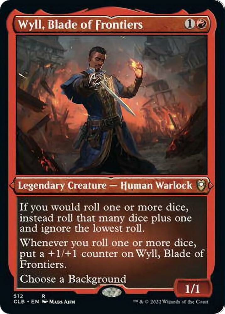 Wyll Blade of Frontiers Foil Etched 512 (Commander Legends: Battle for Baldur's Gate)  - Foil | Good Games Adelaide SA