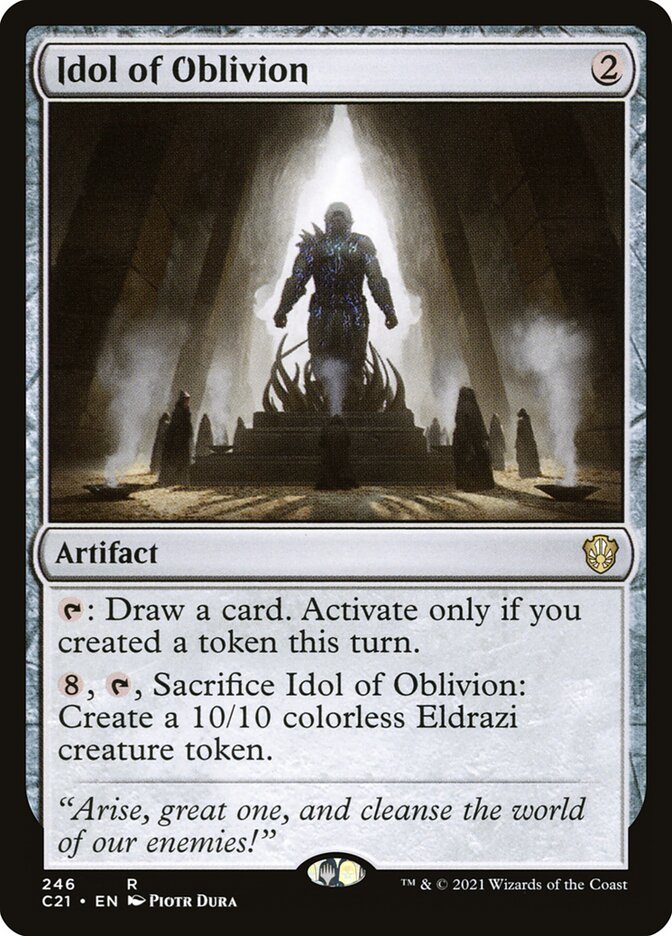 Idol of Oblivion 246 (Commander 2021)  | Good Games Adelaide SA