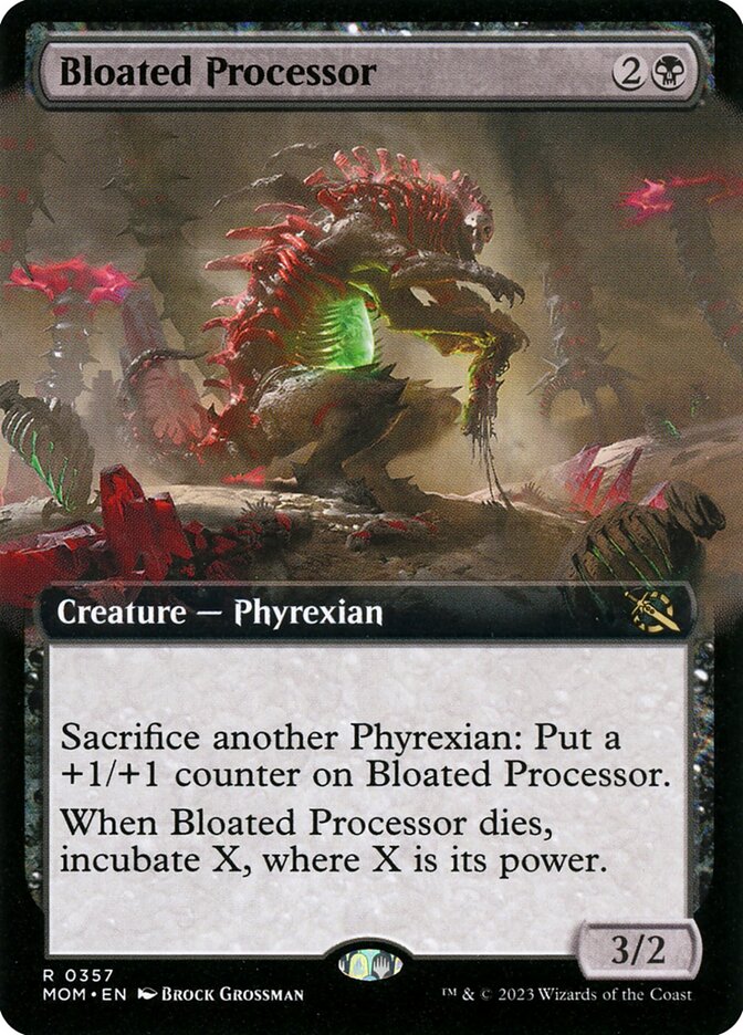 Bloated Processor 357 (March of the Machine)  - Extended Art Foil | Good Games Adelaide SA