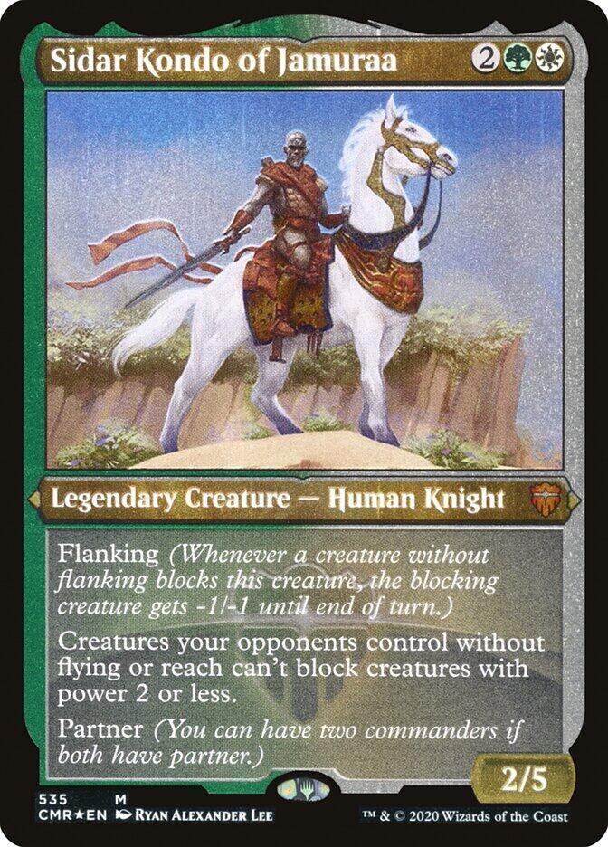 Sidar Kondo of Jamuraa Foil Etched 535 (Commander Legends)  - Foil | Good Games Adelaide SA