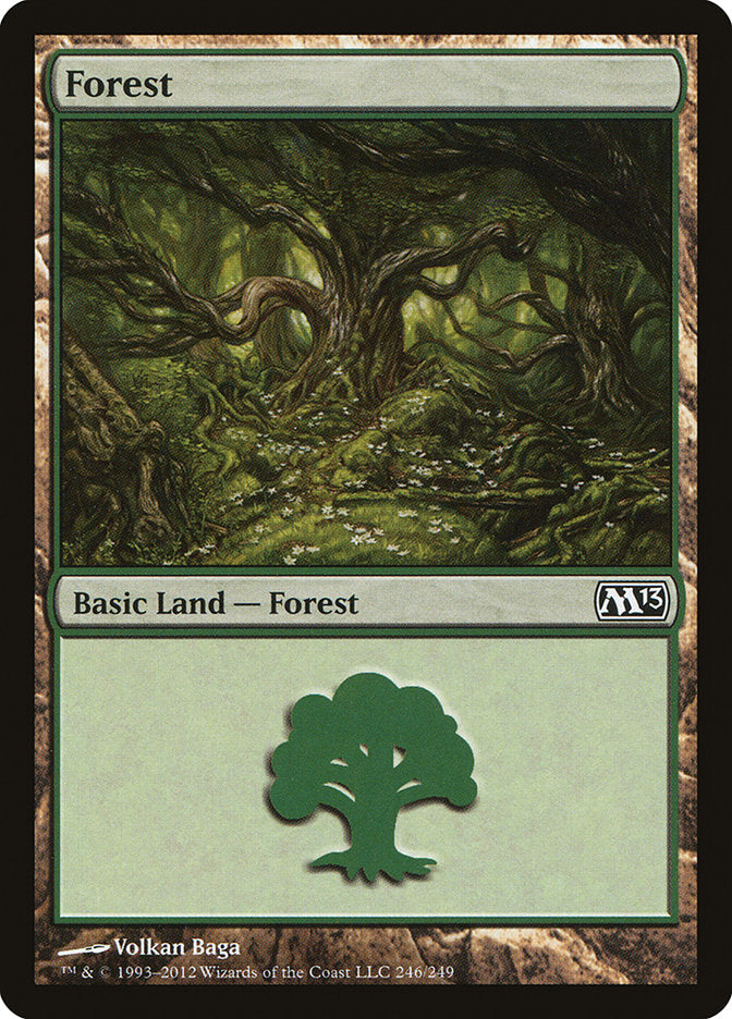 Forest 246 (Magic 2013 (M13))  - Foil | Good Games Adelaide SA