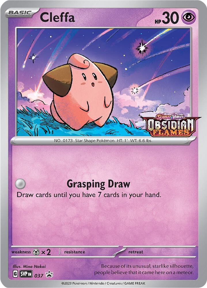 Cleffa Prerelease 037 (SV: Scarlet & Violet Promo Cards)  - Holofoil | Good Games Adelaide SA