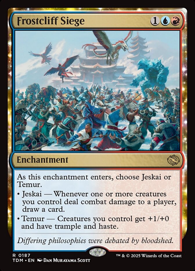 Frostcliff Siege 187 (Tarkir: Dragonstorm)  - Foil | Good Games Adelaide SA
