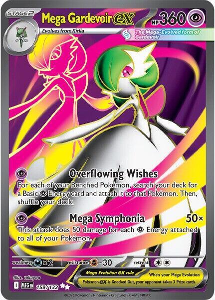 Mega Gardevoir ex 159/132 (ME01: Mega Evolution)  - Holofoil | Good Games Adelaide SA