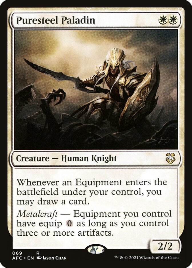 Puresteel Paladin 69 (Commander: Adventures in the Forgotten Realms)  | Good Games Adelaide SA