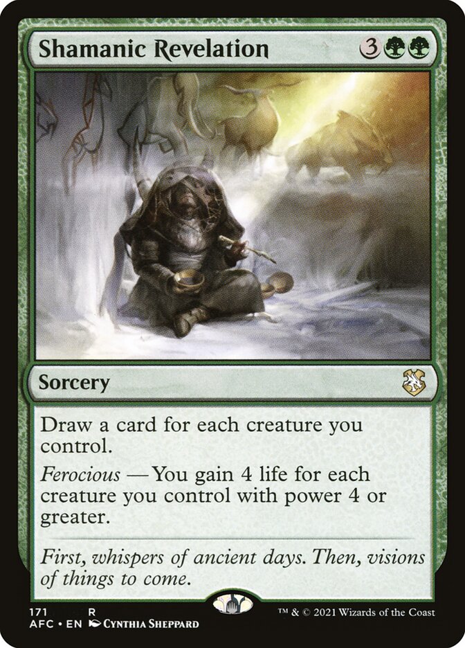 Shamanic Revelation 171 (Commander: Adventures in the Forgotten Realms)  | Good Games Adelaide SA