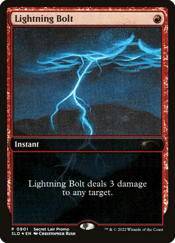 Lightning Bolt 901 (Secret Lair Drop Series)  - Foil | Good Games Adelaide SA