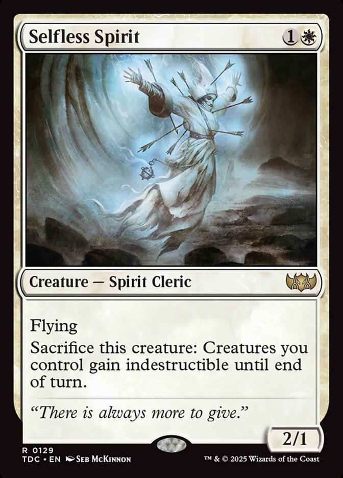 Selfless Spirit 129 (Commander: Tarkir: Dragonstorm)  | Good Games Adelaide SA
