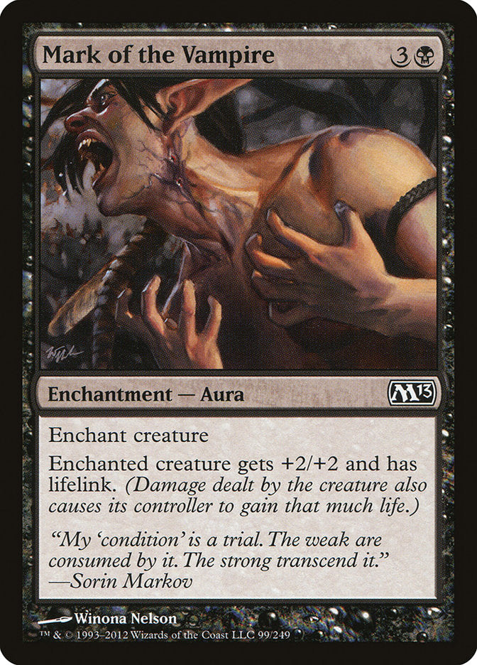 Mark of the Vampire 99 (Magic 2013 (M13))  - Foil | Good Games Adelaide SA