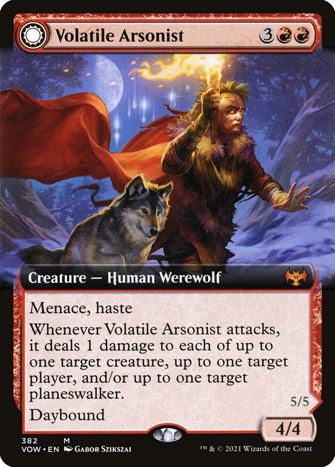 Volatile Arsonist // Dire-Strain Anarchist 382 (Innistrad: Crimson Vow)  | Good Games Adelaide SA