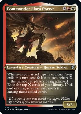 Commander Liara Portyr Foil Etched 529 (Commander Legends: Battle for Baldur's Gate)  - Foil | Good Games Adelaide SA