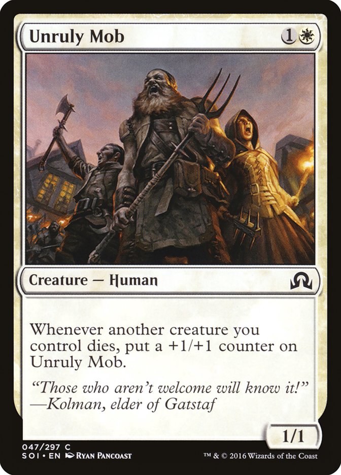 Unruly Mob 47 (Shadows over Innistrad)  | Good Games Adelaide SA