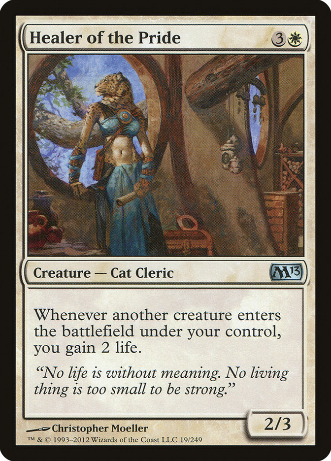 Healer of the Pride 19 (Magic 2013 (M13))  - Foil | Good Games Adelaide SA