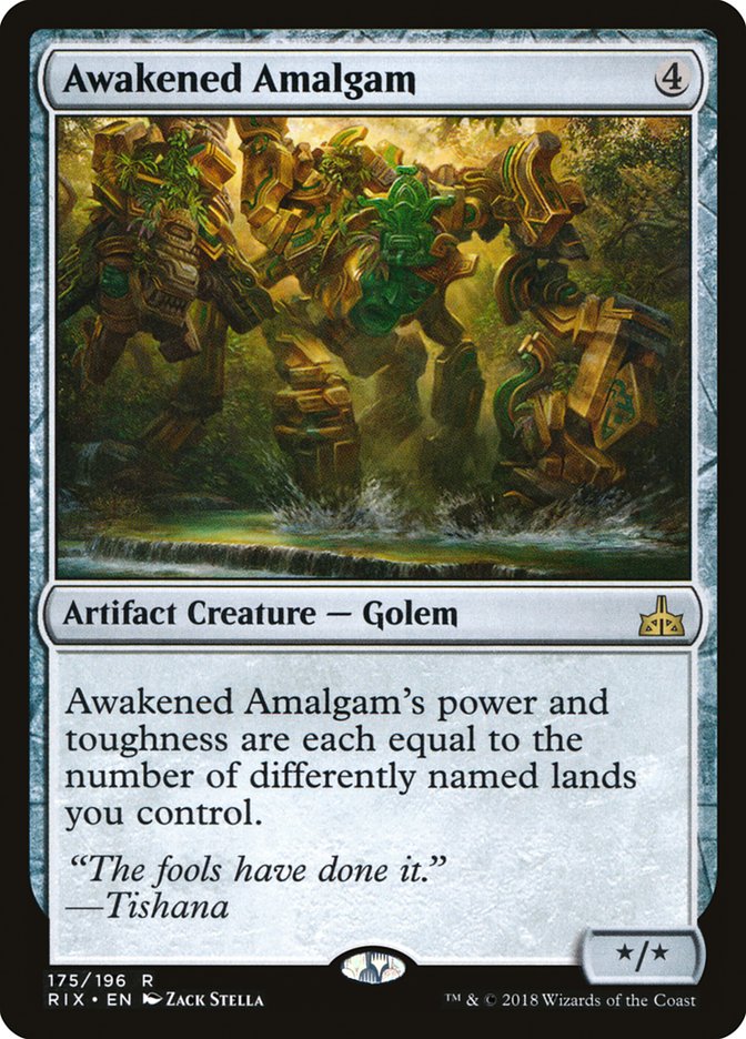 Awakened Amalgam 175 (Rivals of Ixalan)  - Foil | Good Games Adelaide SA