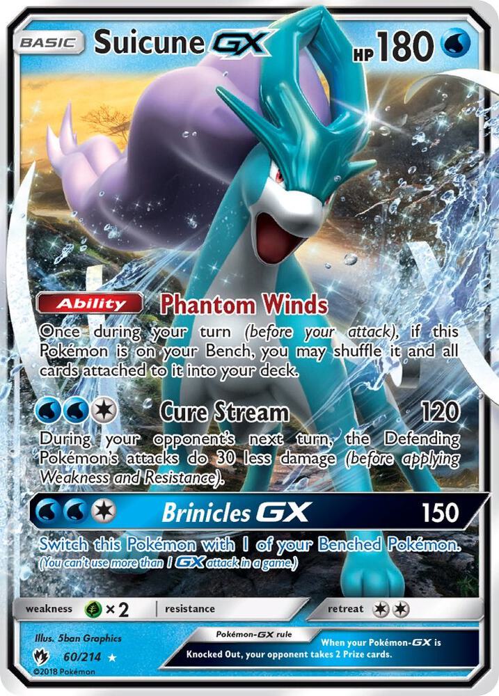 Suicune GX 60/214 (SM - Lost Thunder)  - Holofoil | Good Games Adelaide SA