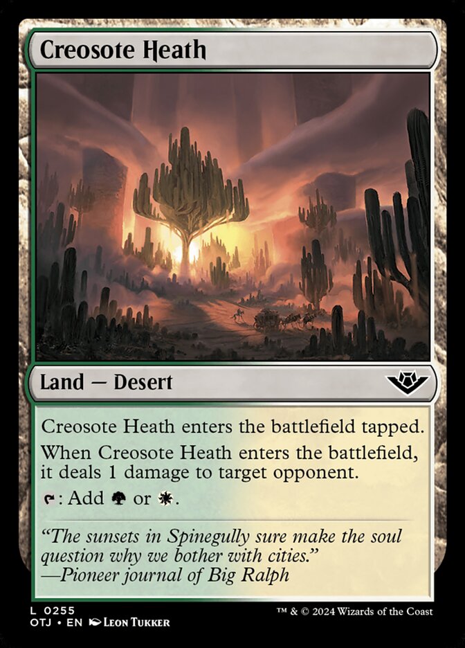 Creosote Heath 255 (Outlaws of Thunder Junction)  | Good Games Adelaide SA