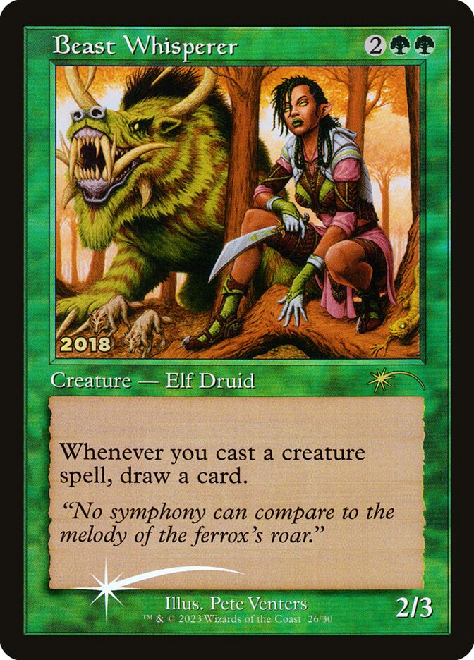 Beast Whisperer 26 (30th Anniversary Promos)  - Foil | Good Games Adelaide SA