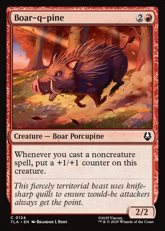Boar-q-pine 124 (Avatar: The Last Airbender)  - Foil | Good Games Adelaide SA