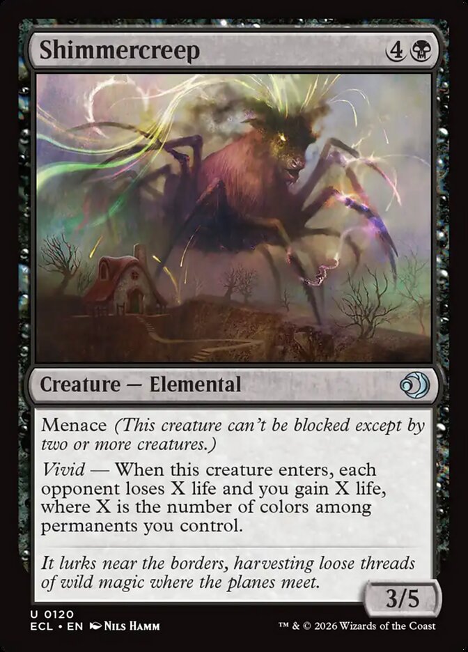 Shimmercreep 120 (Lorwyn Eclipsed)  - Foil | Good Games Adelaide SA