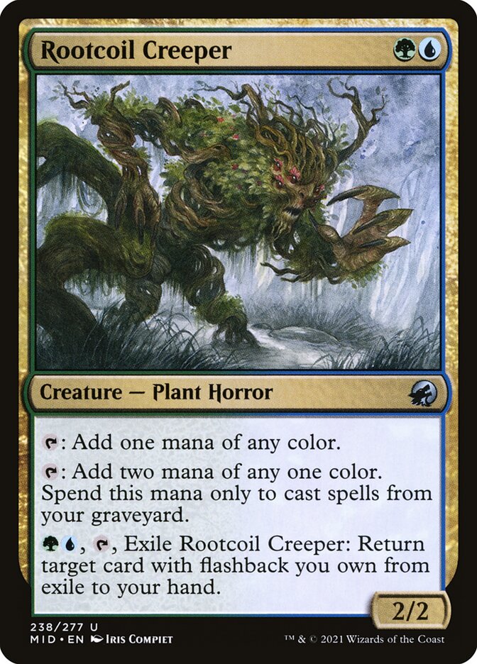 Rootcoil Creeper 238 (Innistrad: Midnight Hunt)  | Good Games Adelaide SA