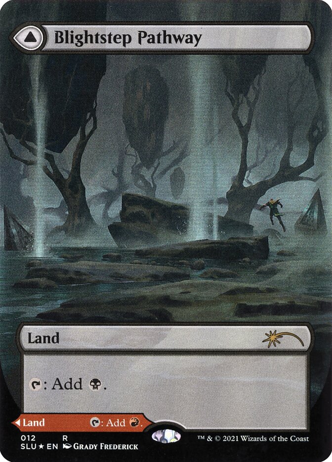Blightstep Pathway // Searstep Pathway 12 (Secret Lair Series)  - Borderless Foil | Good Games Adelaide SA
