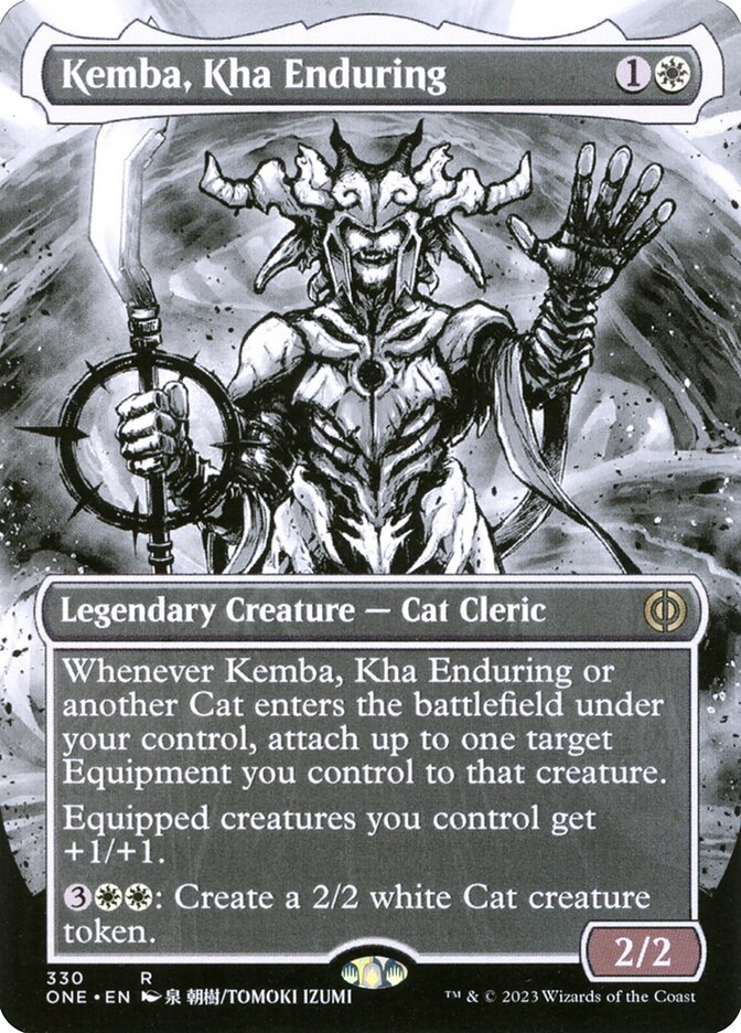 Kemba, Kha Enduring 330/271 (Phyrexia: All Will Be One)  - Borderless | Good Games Adelaide SA
