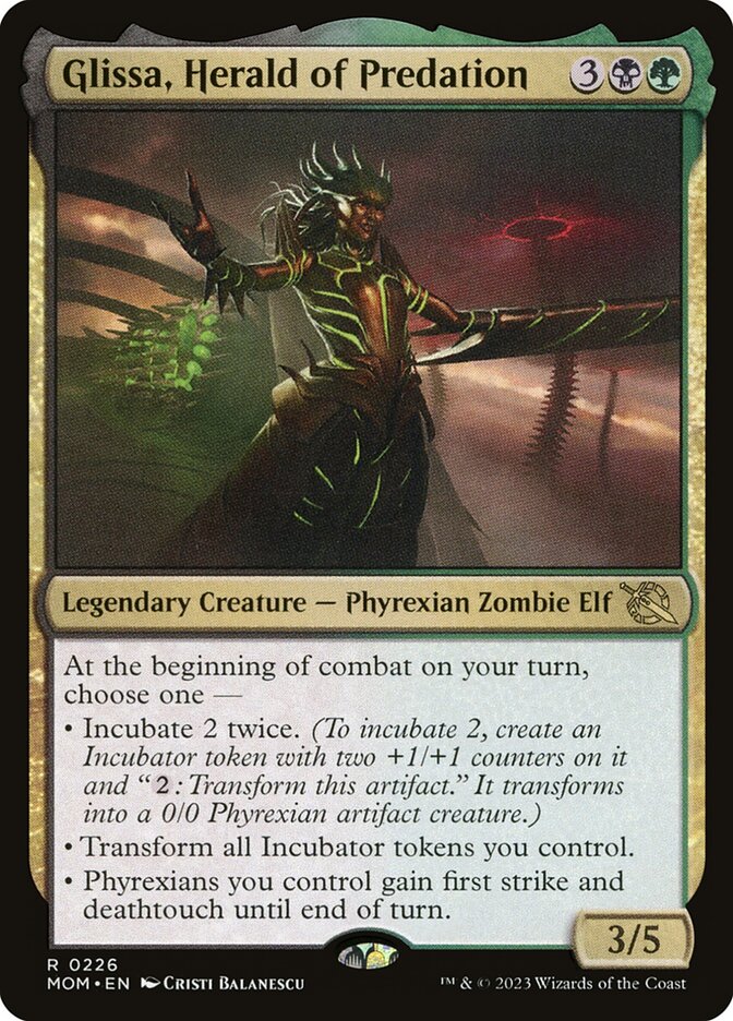 Glissa, Herald of Predation 226 (March of the Machine)  - Foil | Good Games Adelaide SA