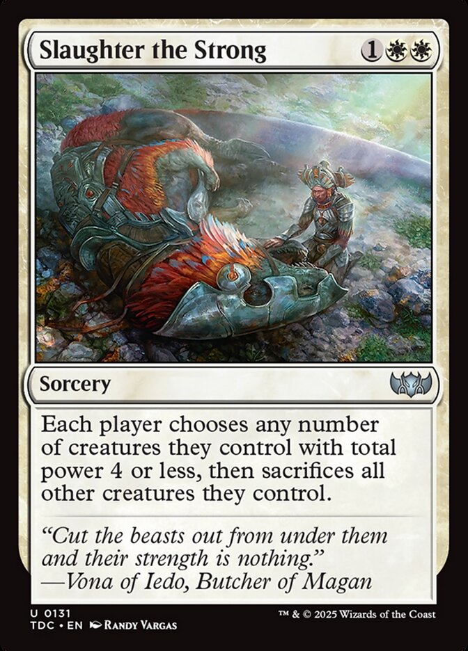 Slaughter the Strong 131 (Commander: Tarkir: Dragonstorm)  | Good Games Adelaide SA