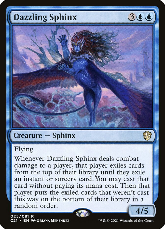 Dazzling Sphinx 25 (Commander 2021)  | Good Games Adelaide SA