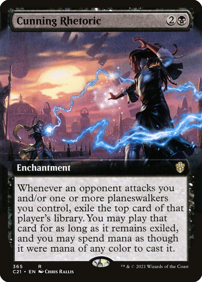 Cunning Rhetoric 365 (Commander 2021)  | Good Games Adelaide SA