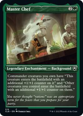 Master Chef Foil Etched 519 (Commander Legends: Battle for Baldur's Gate)  - Foil | Good Games Adelaide SA