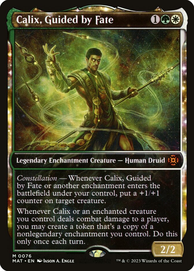 Calix, Guided by Fate 76/50 (March of the Machine: The Aftermath)  - Showcase Foil | Good Games Adelaide SA