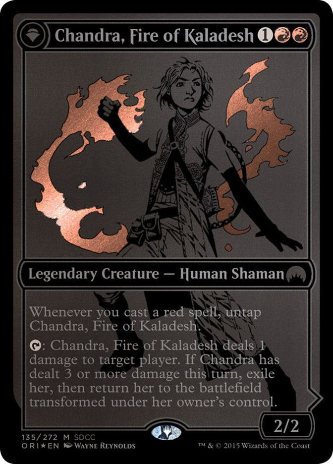 Chandra Fire of Kaladesh SDCC 2015 Exclusive 135 (Media Promos)  - Foil | Good Games Adelaide SA