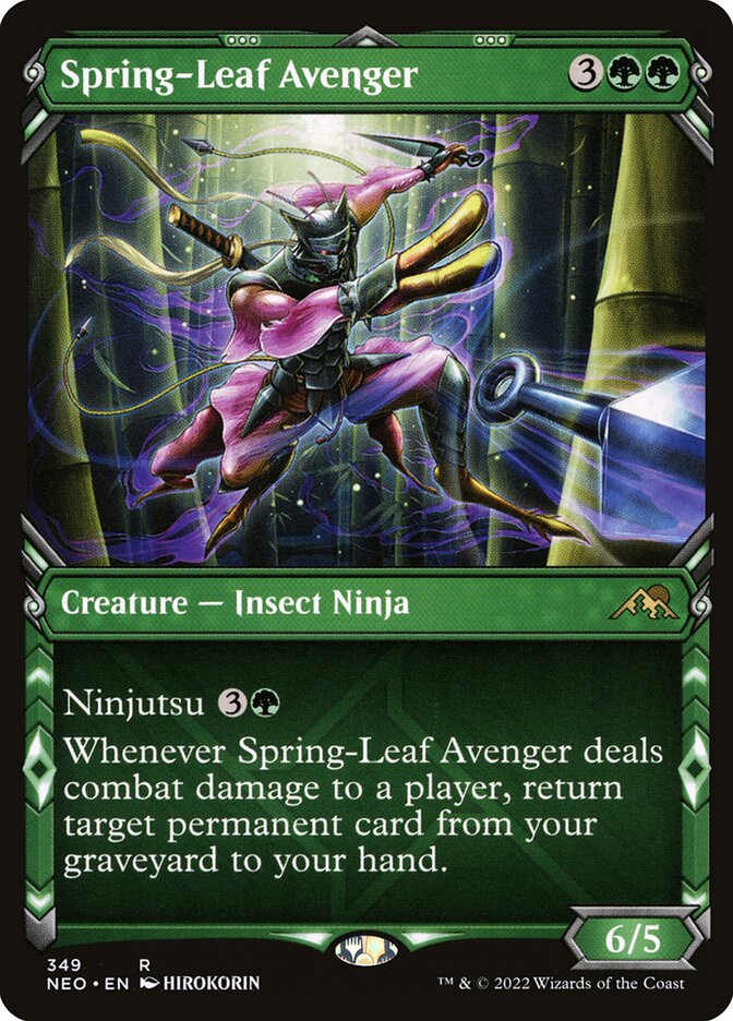 Spring-Leaf Avenger 349 (Kamigawa: Neon Dynasty)  | Good Games Adelaide SA