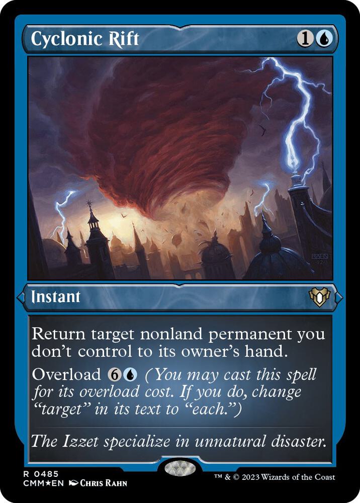 Cyclonic Rift 485 (Commander Masters)  - Foil | Good Games Adelaide SA
