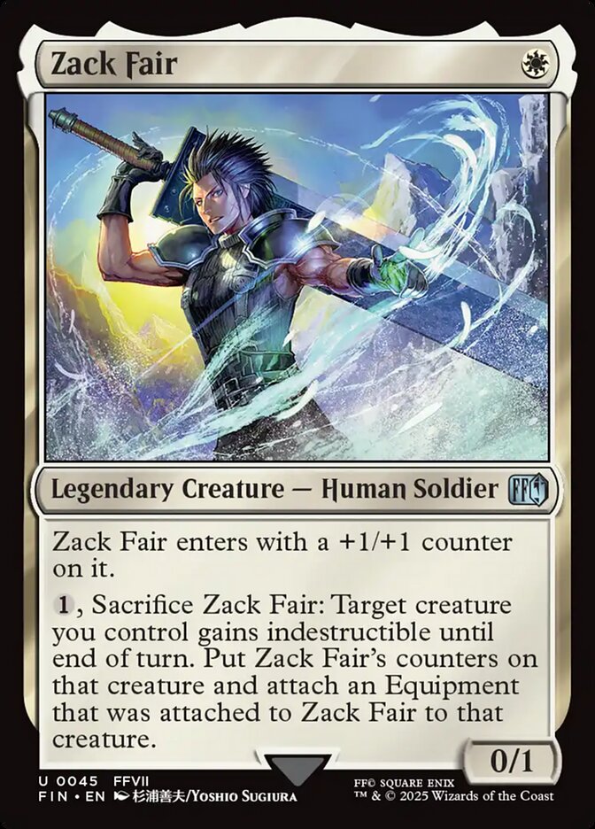 Zack Fair 45 (FINAL FANTASY)  | Good Games Adelaide SA