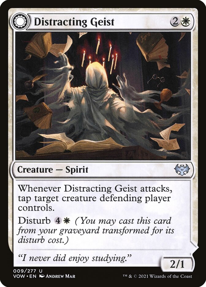 Distracting Geist // Clever Distraction 9 (Innistrad: Crimson Vow)  | Good Games Adelaide SA
