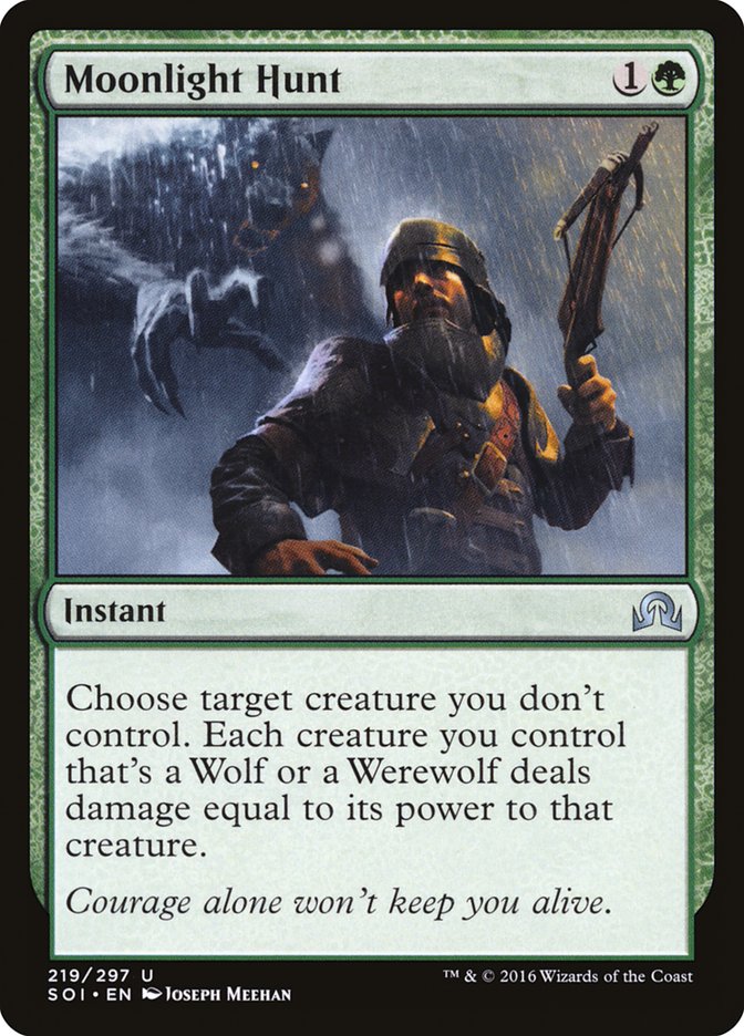 Moonlight Hunt 219 (Shadows over Innistrad)  - Foil | Good Games Adelaide SA