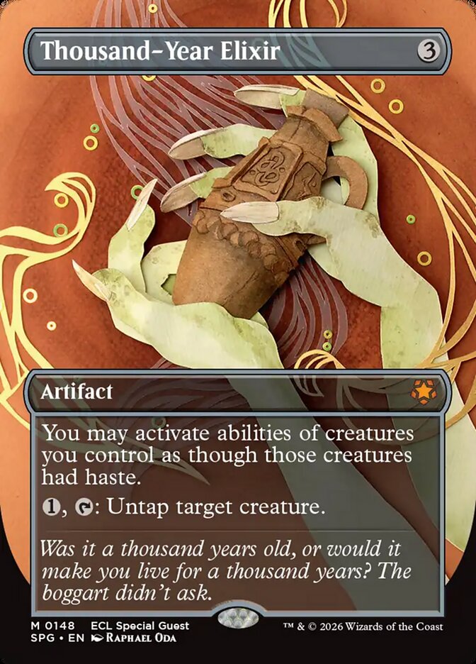 Thousand-Year Elixir 148 (Special Guests)  - Borderless Foil | Good Games Adelaide SA