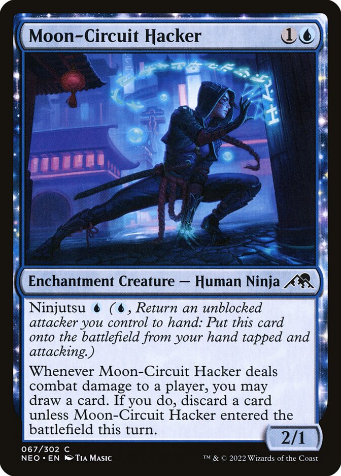 Moon-Circuit Hacker 67 (Kamigawa: Neon Dynasty)  - Foil | Good Games Adelaide SA