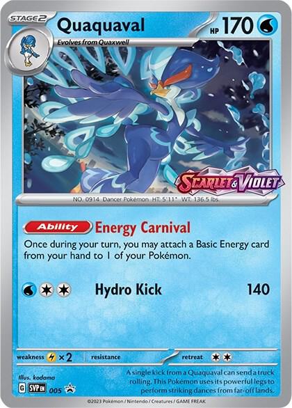 Quaquaval Prerelease 005 (SV: Scarlet & Violet Promo Cards)  - Holofoil | Good Games Adelaide SA