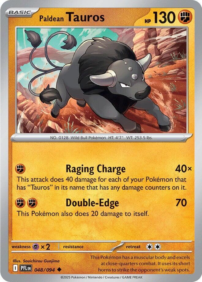 Paldean Tauros 048/094 (ME02: Phantasmal Flames)  | Good Games Adelaide SA