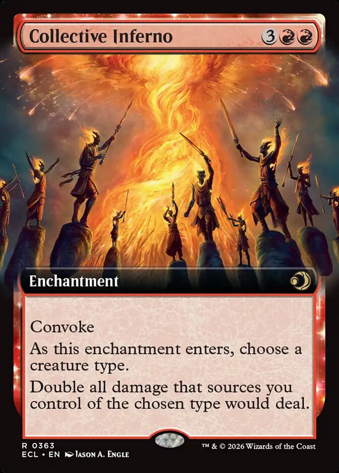 Collective Inferno 363/408 (Lorwyn Eclipsed)  - Extended Art Foil | Good Games Adelaide SA