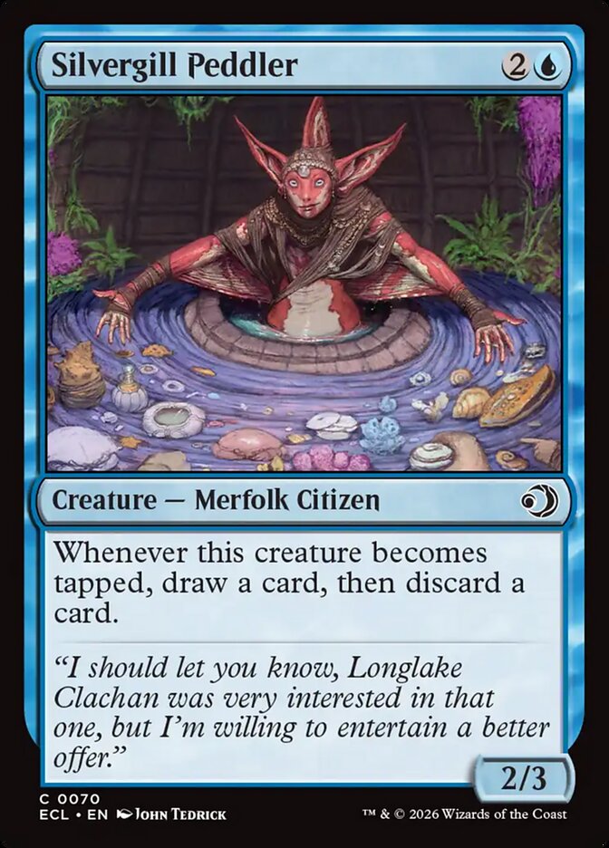 Silvergill Peddler 70 (Lorwyn Eclipsed)  - Foil | Good Games Adelaide SA