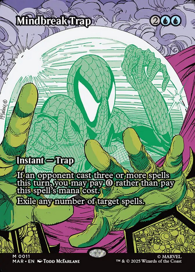 Mindbreak Trap Borderless 11 (Marvel Universe Eternal-Legal)  - Foil | Good Games Adelaide SA