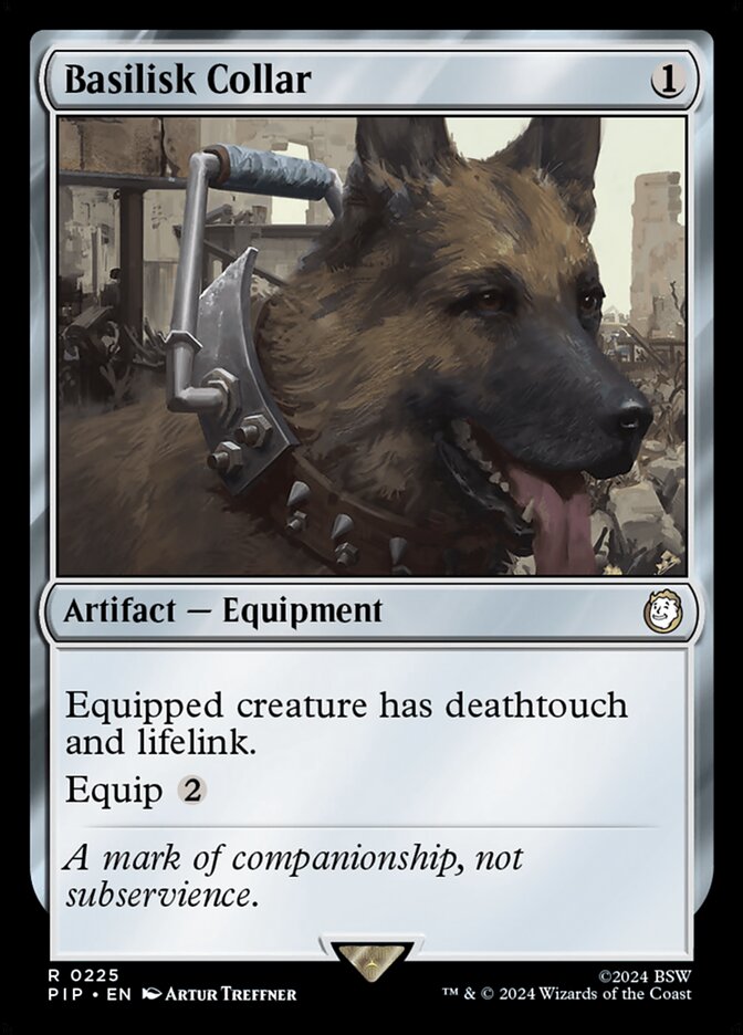 Basilisk Collar 225 (Universes Beyond: Fallout)  - Foil | Good Games Adelaide SA