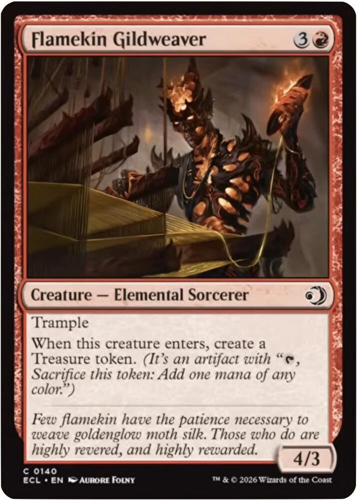 Flamekin Gildweaver 140 (Lorwyn Eclipsed)  - Foil | Good Games Adelaide SA