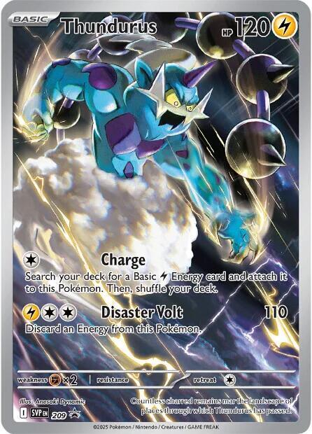 Thundurus 209 209 (SV: Scarlet & Violet Promo Cards)  - Holofoil | Good Games Adelaide SA