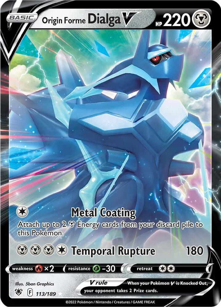 Origin Forme Dialga V 113/189 (SWSH10: Astral Radiance)  - Holofoil | Good Games Adelaide SA