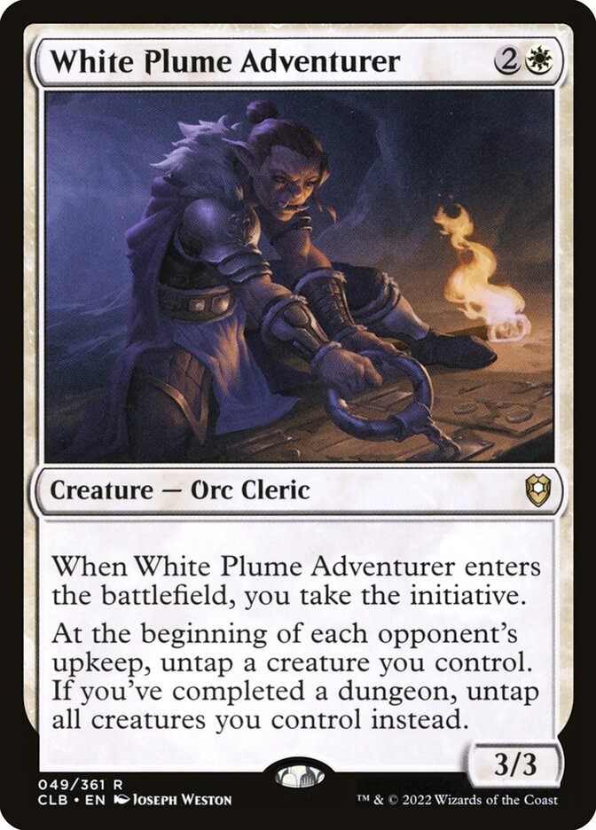 White Plume Adventurer 49 (Commander Legends: Battle for Baldur's Gate)  | Good Games Adelaide SA